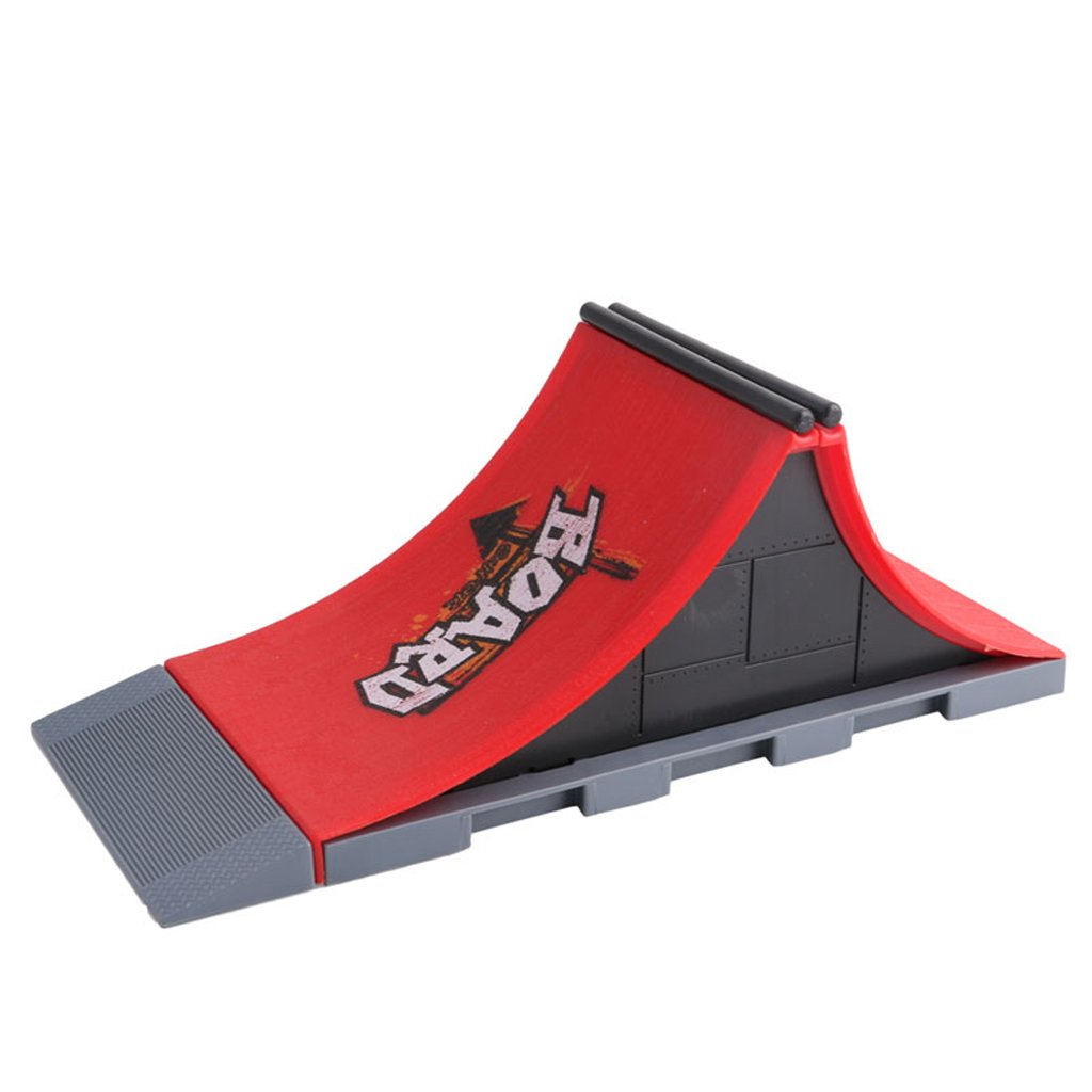 Skate Park Kit Ramp A-F Parts for Tech Deck Finger Board Handrail Ultimate Sport Training Props Games Interesting Indoor Toys for Boys (A)