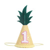 LINLULU Pineapple 1st Birthday Hat - Tropical Birthday Decorations, Pineapple Birthday Decorations, Fruit Birthday Hat For Baby Girls, Cake Smash
