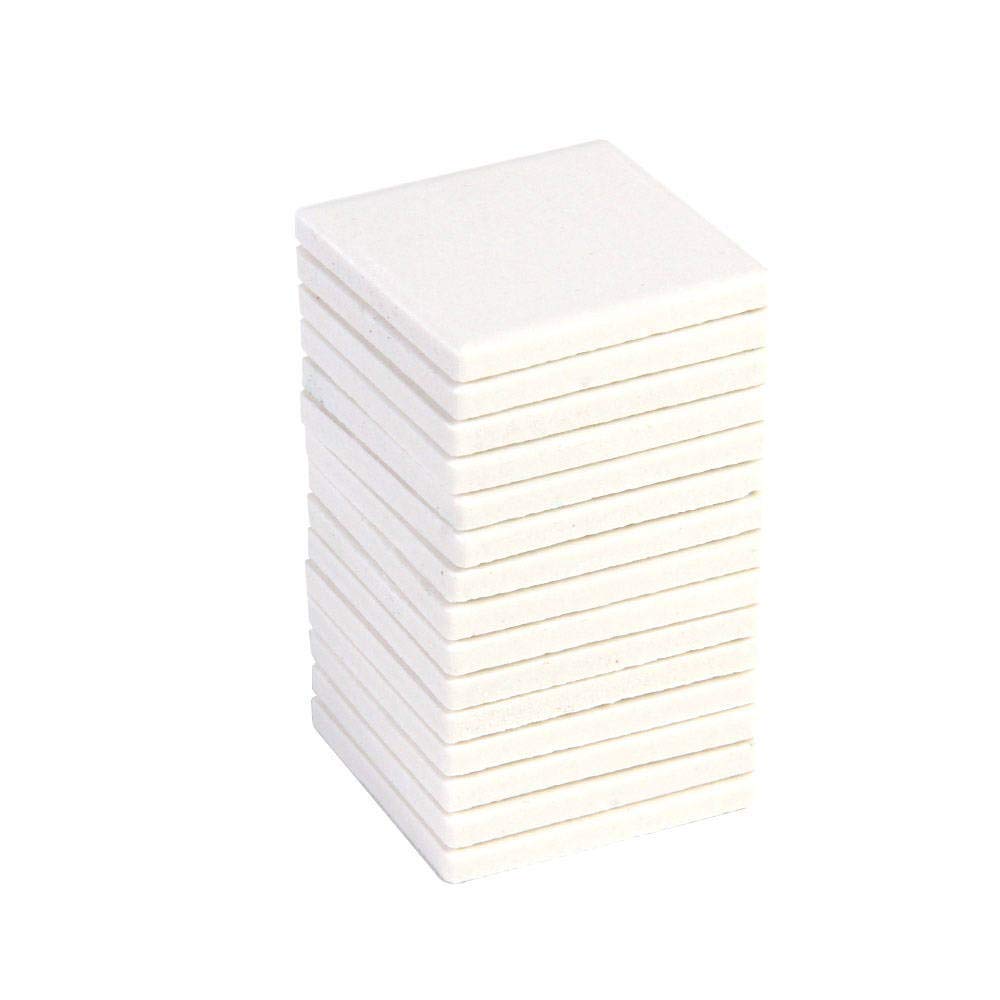 hand2mind White Streak Plates, Ceramic, Geology Tools, Mineral Test Kit, Equipment, Science Supplies, Teacher Supplies, 10 Count