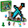LEGO Minecraft The Sword Outpost 21244 Building Toys - Featuring Creeper, Warrior, Pig, and Skeleton Figures, Game Inspired Toy for Fun Adventures