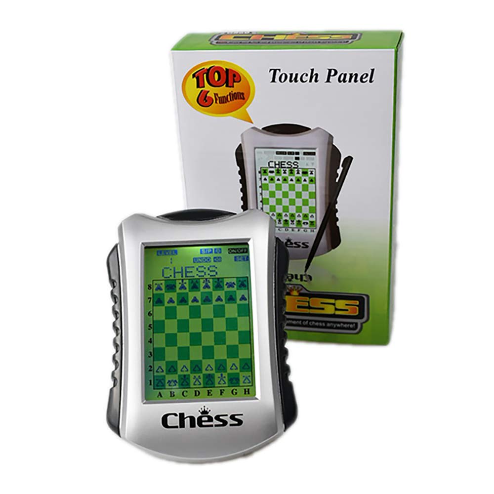Lyght Handheld Electronic Chess Game, 20 Levels, 100 Built-in Chess Records, Built-in Connect Four and Checker Game,