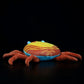 Tiny Heart Simulation Redstone Crab Plush Toy, Very Soft Realistic Realistic Plush Stuffed Animal Doll Fun Decoration Kids Birthday Gift Pillow
