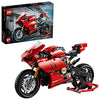 LEGO 42107 Technic Ducati Panigale V4 R Motorbike, Collectible Superbike Display Model Building Kit with Gearbox and Working Suspension, Gift Idea, 10