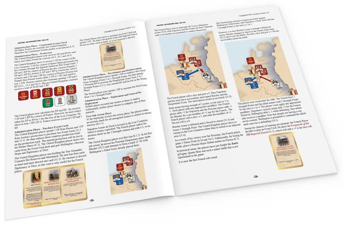 Compass Games CPS: Coalition, The Napoleonic Wars, 1805-1815 Board Game