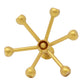 Replacement Part for Barbie Doll Dreamhouse Doll House Playset HMX10 - Replacement Gold Chandelier