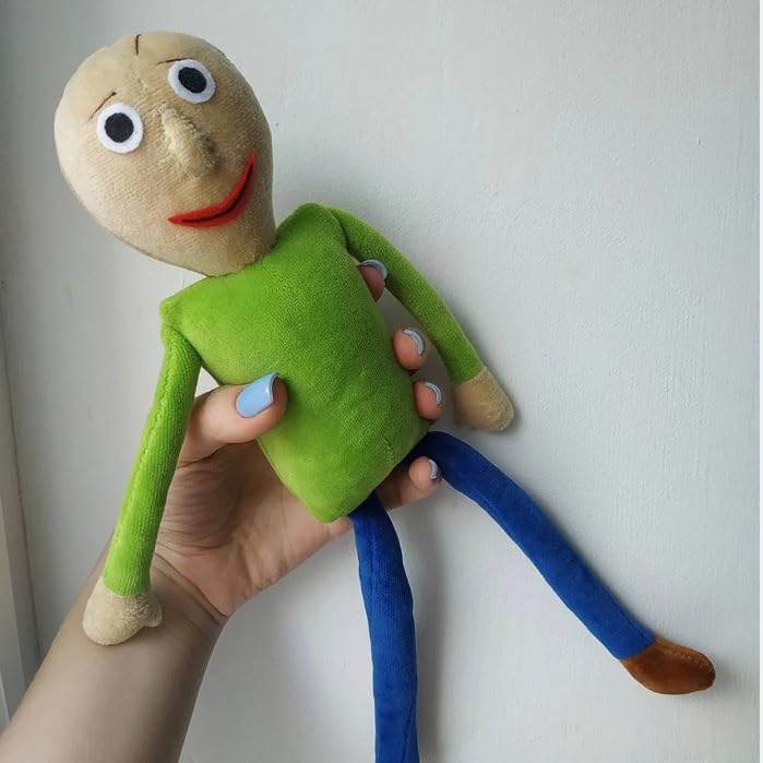 KYERBC Baldi Plush,Stuffed Figure Pillow for Horror Game Fans for Room Decor