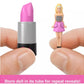 Barbie Mini BarbieLand Fashionistas Dolls, 1.5-inch Dolls in Lipstick Tube, Surprise Reveal (Styles May Vary) - Pack of 2