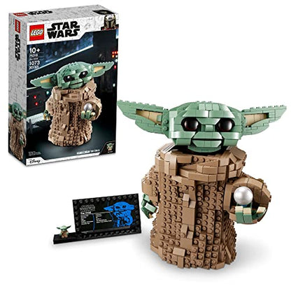 LEGO Star Wars: The Mandalorian Series The Child 75318 - Baby Yoda Grogu Figure, Building Toy, Collectible Room Decoration for Boys and Girls, Teens