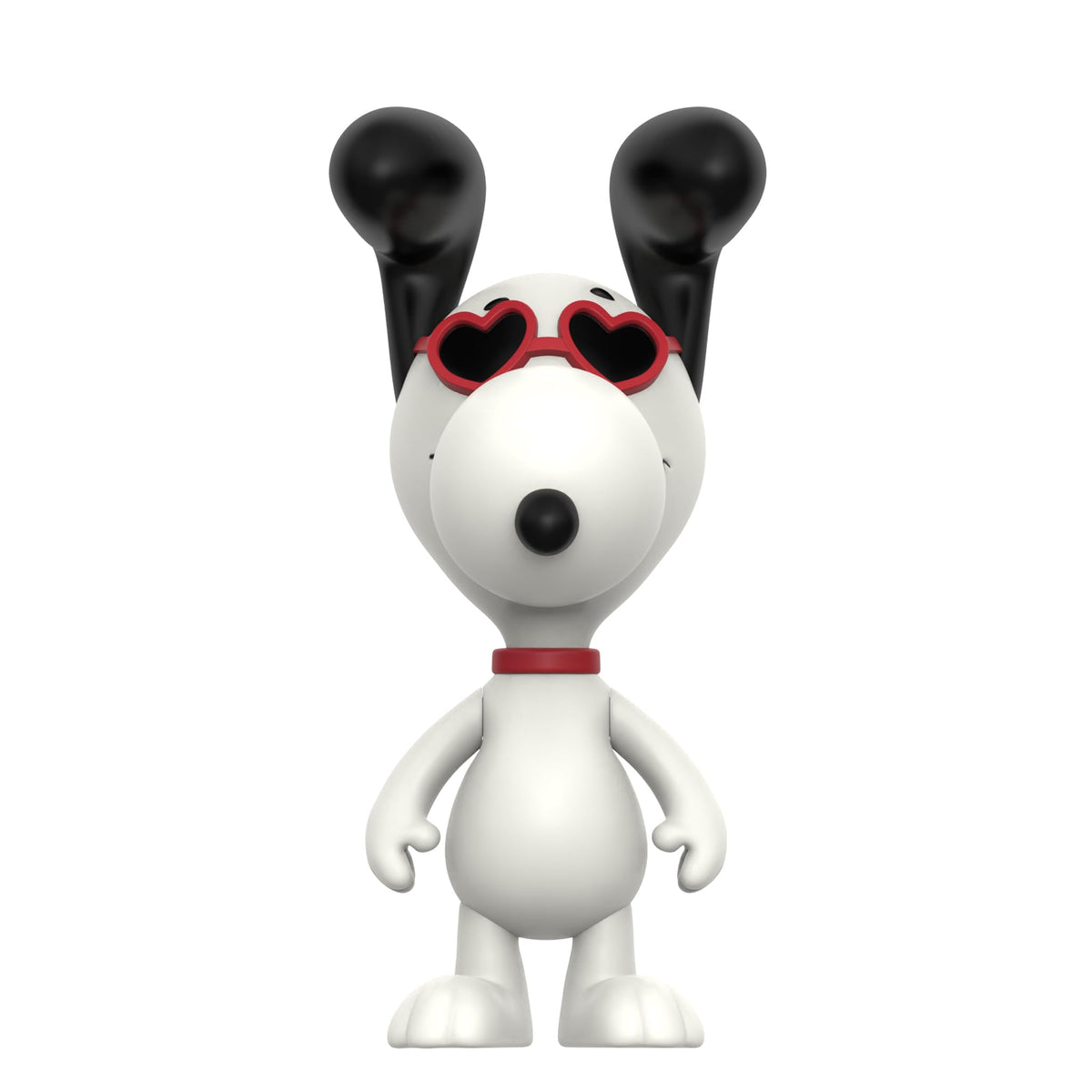 Super7 Reaction Figure Peanuts Snoopy (Heart Eyes) - 3.75" Peanuts Action Figure - Classic Cartoon Collectibles and Retro Toys