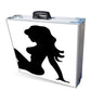PARTYPONG 8-Foot Folding Beer Pong Table - Trucker Girl Edition (Base Model)