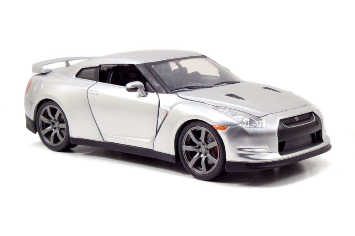 Fast & Furious '09 Nissan R35 Vehicle 1:24 Diecast By Jada Toys, Silver, Standard, 97212