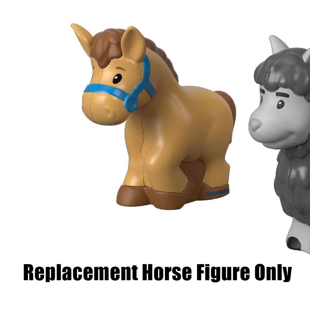Replacement Part for Fisher-Price Little People Farm Animal Friends Playset - GFL21 ~ Replacement Light Brown Horse Figure