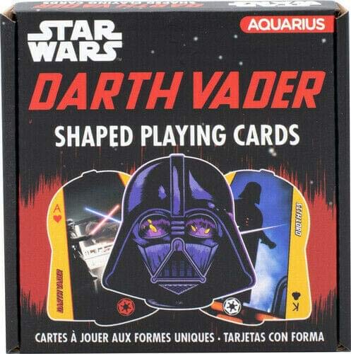 AQUARIUS Star Wars Darth Vader Shaped Playing Cards | 52 Card Deck + 2 Jokers