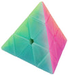 QIYI Jelly Pyramid Speed Cube 3X3 Transparent Triangle Magic Cube Puzzle