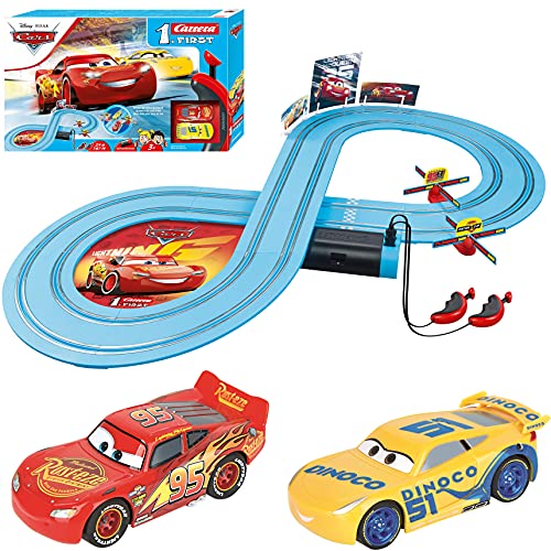 Carrera First Disney Cars Slot Car Race Track Set - Lightning McQueen
