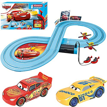 Carrera First Disney Cars Slot Car Race Track Set - Lightning McQueen