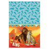 Disney The Lion King Teal and Orange Party Paper Table Cover, 54" x 96"