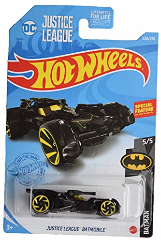 Hot Wheels Justice League Batmobile, [Treasure Hunt] 220/250 Batman 5/5