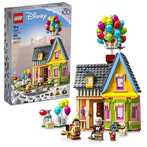 LEGO Disney and Pixar ‘Up’ House Disney 100 Celebration Classic Building Toy Set for Kids and Movie Fans Ages 9 and Up, A Fun Gift for Disney Fans and