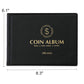 MUDOR Coin Collection Holder Album for Collectors, 240 Pockets Coin Book