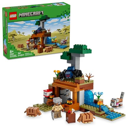 LEGO Minecraft The Armadillo Mine Expedition Toy Figures and Playset - Building Minecraft Toy for Kids, Boys and Girls, Ages 8+ - with Gaming Figures