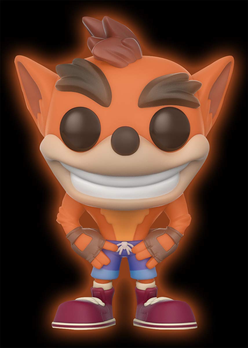 Funko Crash Bandicoot Glows in The Dark Figurine, Multicoloured, 25646