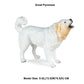 JOKFEICE Animal Figures Plastic Great Pyrenees Animals Action Model Science Project, Learning Educational Toys, Birthday Gift, Cake Topper, for Kids