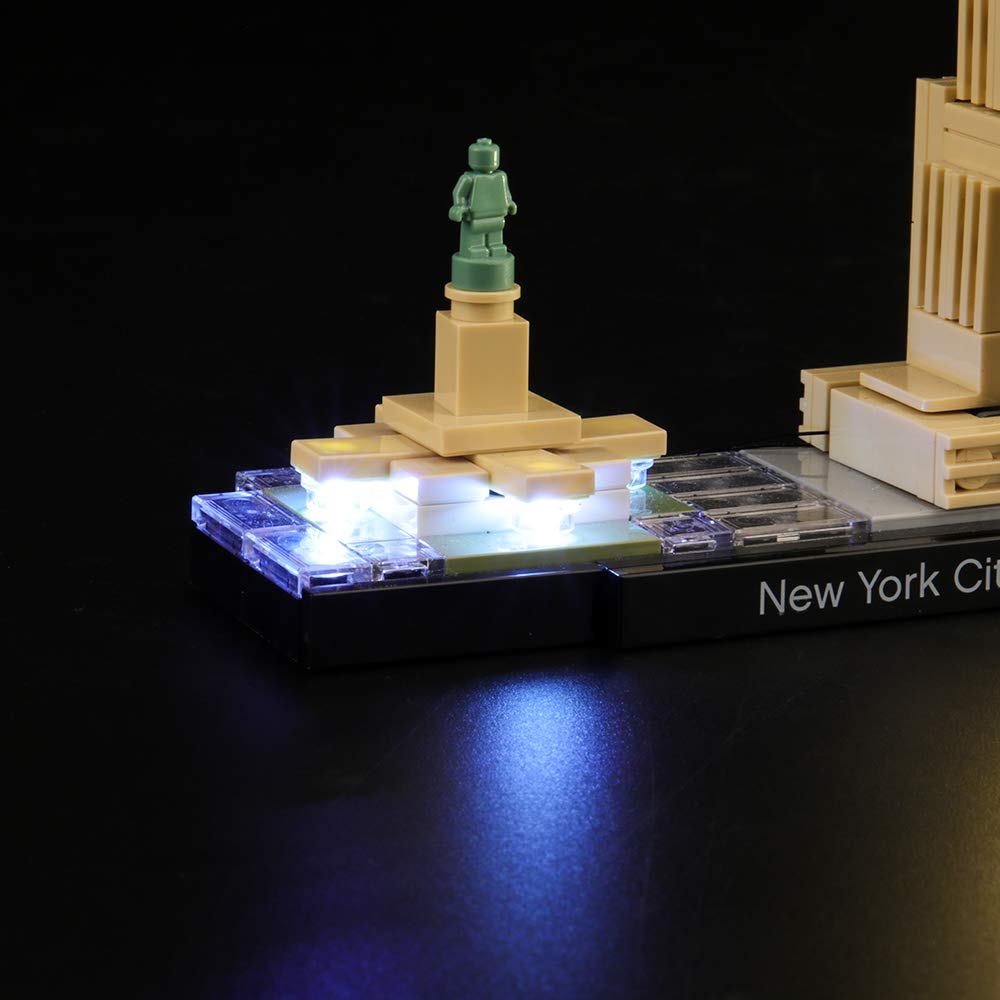 Lightailing Light Set for (Architecture New York City) Building Blocks Model - Led Light kit Compatible with Lego 21028(NOT Included The Model)