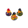Fun Express Firefighter Rubber Duckies Fire Party Favors and Supplies (Set of 12 Ducks)