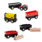 Orbrium 5 Cargo Train Car Set for Wooden Railway Fits Thomas the Tank Engine Chuggington Brio