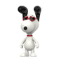 Super7 Reaction Figure Peanuts Snoopy (Heart Eyes) - 3.75" Peanuts Action Figure - Classic Cartoon Collectibles and Retro Toys