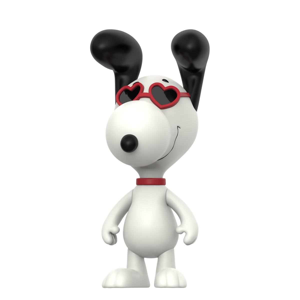 Super7 Reaction Figure Peanuts Snoopy (Heart Eyes) - 3.75" Peanuts Action Figure - Classic Cartoon Collectibles and Retro Toys