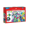Faber-Castell Color by Number Puzzle, Jungle - 100 Pieces, Art Project for Kids (Ages 6+)