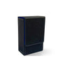 MUILKVY Black Tarot Card Holder with Blue Interior; Fold Top Tarot Card Box Case with Magnetic Lid Closure; Fits Standard Tarot Card Deck