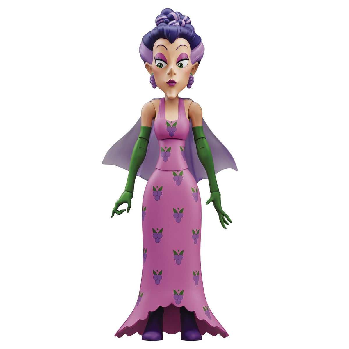 Boss Fight Studio Strawberry Shortcake Deluxe Sour Grapes Collectible Action Figure - Highly Articulated Fruity Scented Figurine with Accessories
