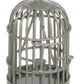 Dollhouse Miniature 1:12 Scale Round Silver Birdcage #Zc753