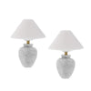 2 Pcs Miniature Table Lamp Models - 1:12 Scale European Design Dollhouse Furniture - Mini Bedside Lamps for DIY Desktop Decoration, Bedroom Diorama