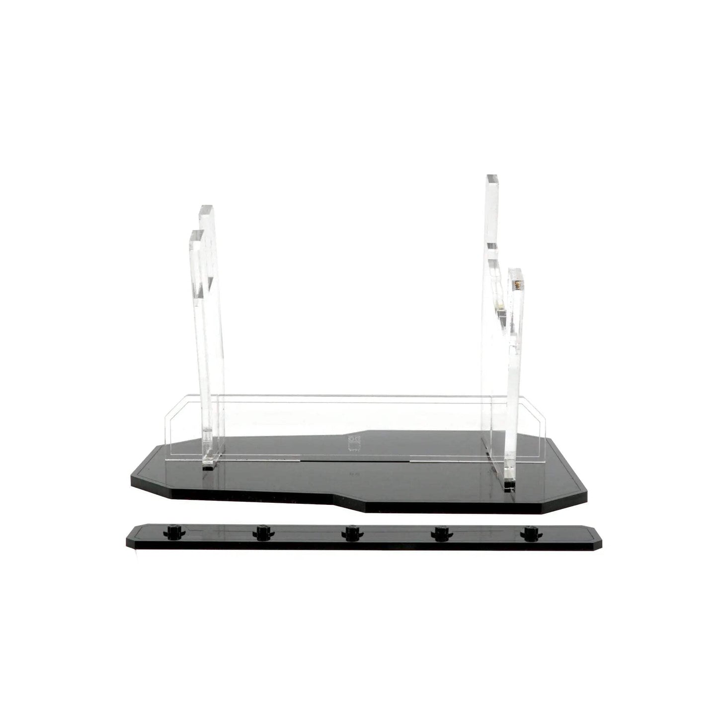 Brickcessories Display Stand Compatible with LEGO Star Wars 75357 Ghost and Phantom II - Angled Flight Display with Minifigure Base - Set Not Included