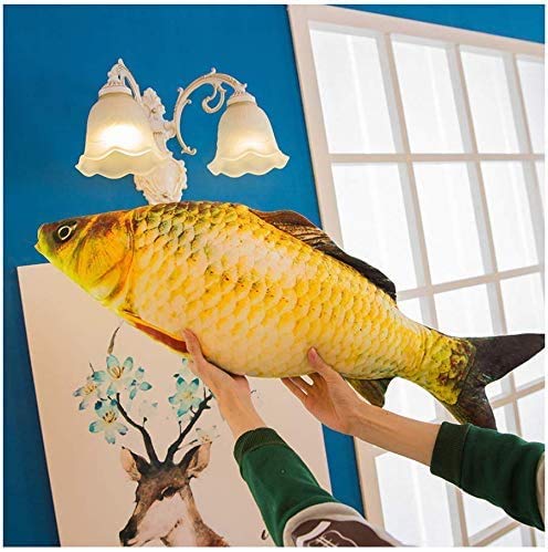JULAN 3D Giant Soft Fish Cushion Pillow Carp Plush Pillow Stuffed Toy Throw Pillow for Home Decoration Gift Kids Pillow Stuffed Animal Toy ?28inch