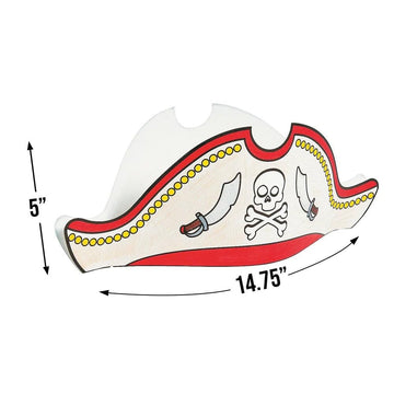 Color Your Own Pirate Hat 1Dz - Crafts for Kids and Fun Home Activities