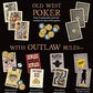 Buffalo Games - 25 Outlaws - Modern Twist on Classic Poker - Texas Hold 'Em - Bluff, Lie, Cheat, Steal - Great for Adult Game Night