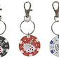 Rhode Island (KCPOKER) Poker Chip Keychain (12 Pack)