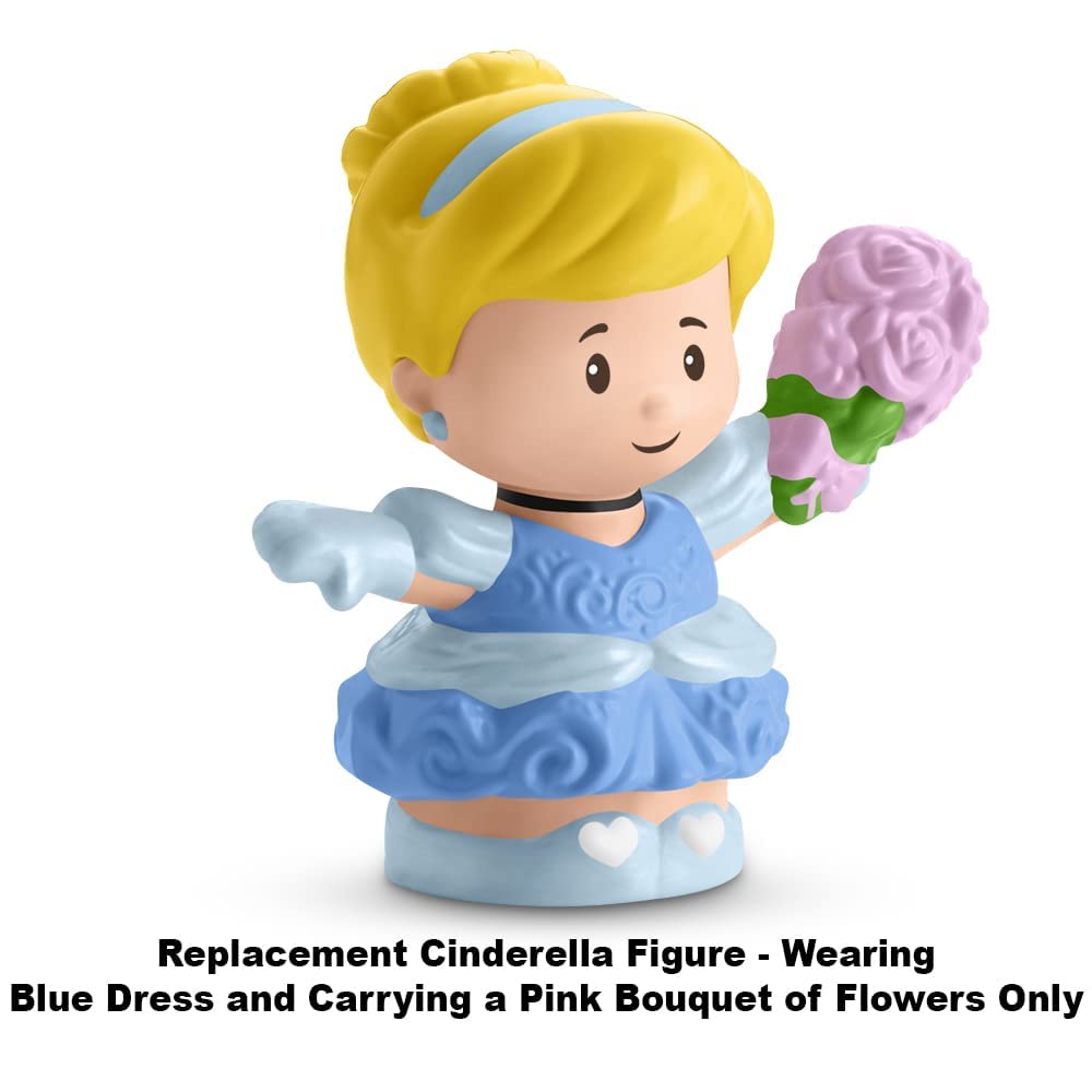 Replacement Part for Fisher-Price Little People Princess Cinderella and Prince Charming Figure Pack - FKW19 ~ Replacement Cinderella Figure ~ Wearing
