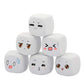 Qidiwin 2.5 Inch White EVA Foam Dices for Kids Graffiti, Building Blocks,Creative Painting,Party Supplies, 12 PCS