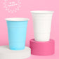 xo, Fetti 50pk Blue White Plastic Cups 16 oz | Party Drinkware Decor