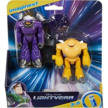 Fisher-Price Imaginext Disney and Pixar Lightyear Buzz and More Set of 2 Figure Packs Bundle