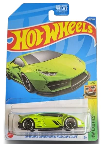 Hot Wheels LB-Works Lamborghini Huracan Coupe, Green, HW Exotics 3/10
