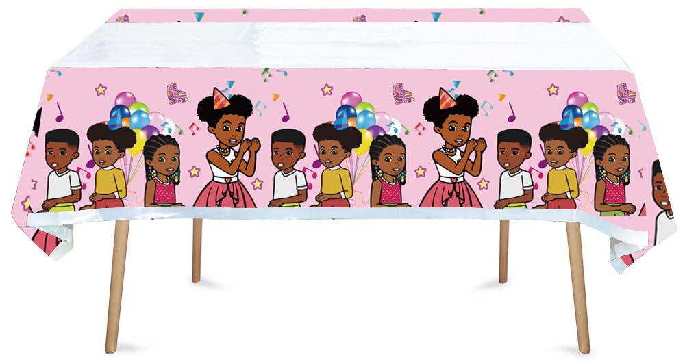 2pcs Birthday Party Tablecloth Table Cover, Birthday Supplies Decorations (70'' x 42'') (3)