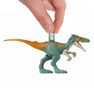 Jurassic World Dominion - Fierce Animals Dinosaurs Moros Intrepidus - Articulated Children's Dinosaurs 18 cm Novelty Animal Pack - Dinosaur Toy HDX22