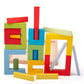 Bigjigs Toys Building Blocks (Doorways, Cylinders & Planks) - 20 Piece Quality Wooden Blocks for Kids, Sensory Toys & Stacking Blocks, Building Blocks